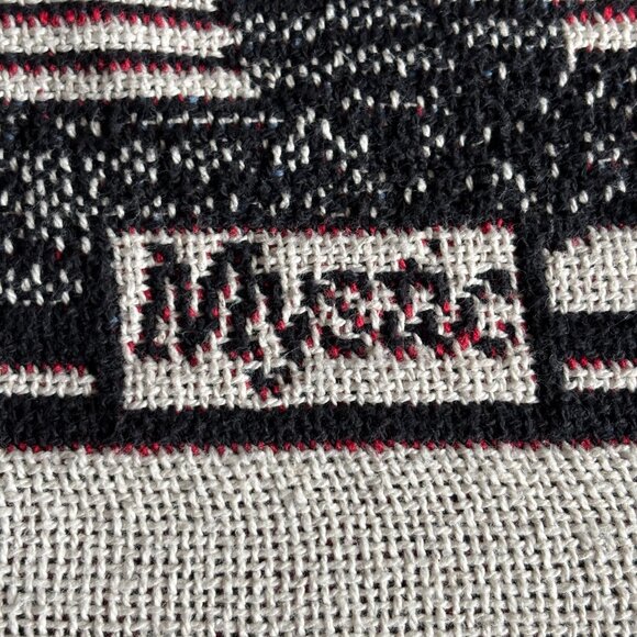 Vintage Goodwin Weavers Lighthouse Themed Fringed Throw - Picture 7 of 15